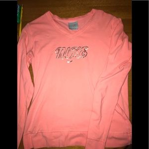 Peach Colored Nike Long Sleeve